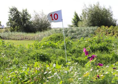Fußballgolf Bahn 10 im Sportpark Tating bei St. Peter-Ording