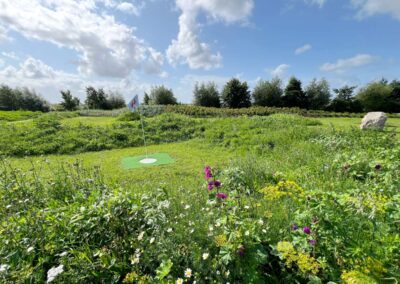 Fußballgolfplatz im Sportpark Tating an der Nordsee